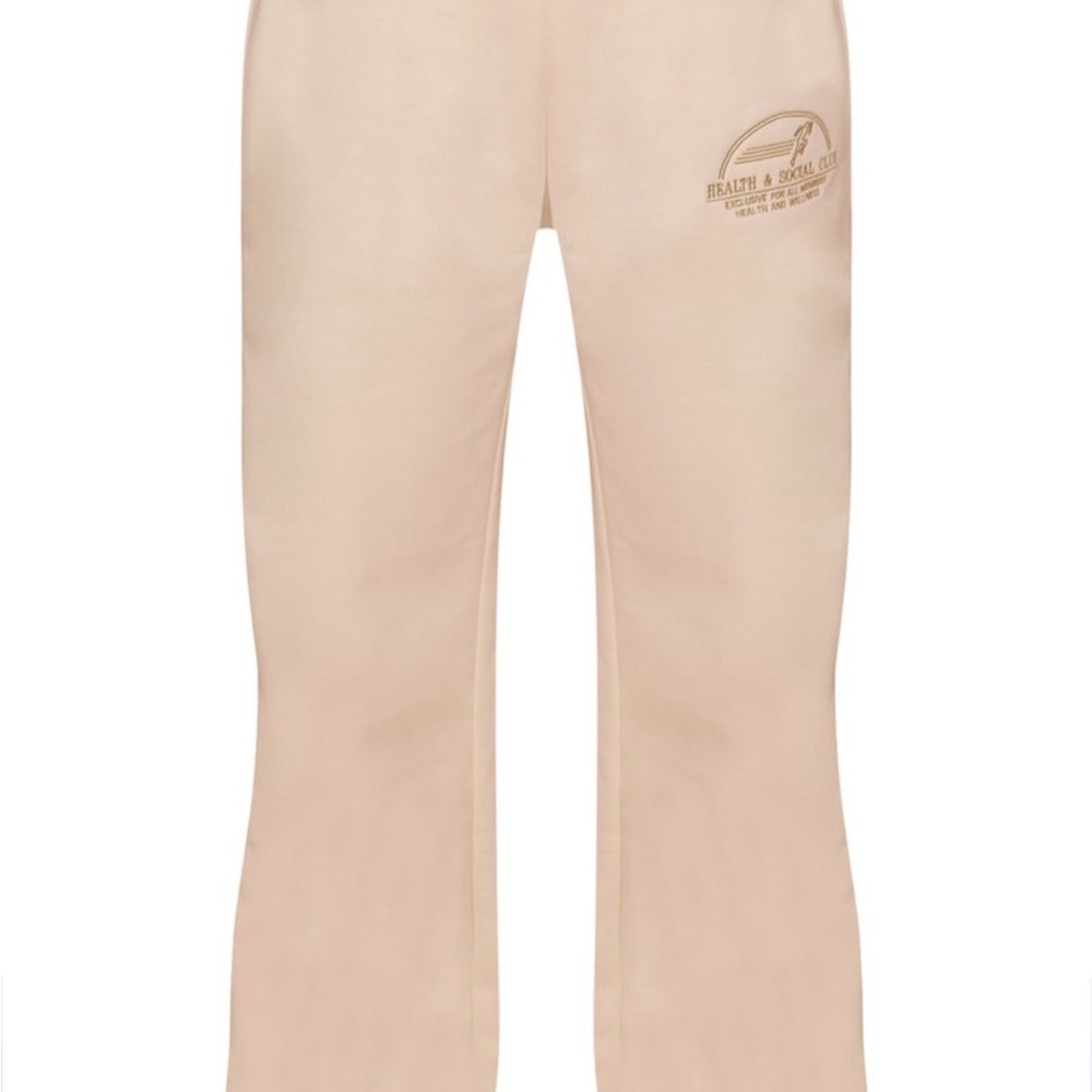 PrettyLittleThing Cream Track Pants